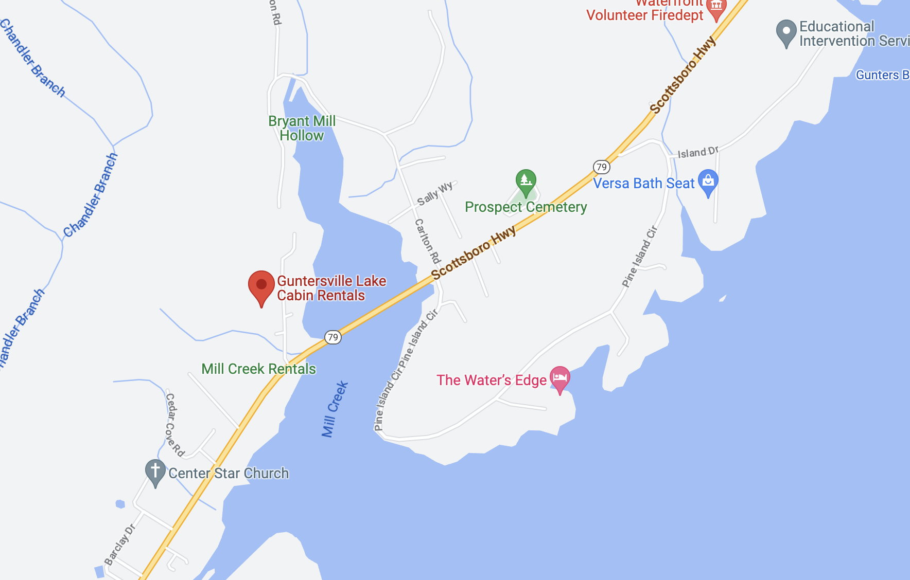 Guntersville Lake Cabin Rentals